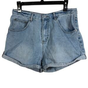 UNIONBAY Vintage Jean Shorts, Size 9 Rolled Hem Cotton Denim Jorts Retro